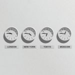 clocks, timezones, stock markets